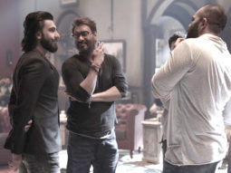 SPOTTED: Ranveer Singh meets Ajay Devgn on the sets of Golmaal Again