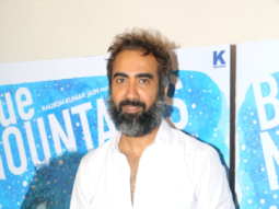Ranvir Shorey snapped at the media meet of his film Blue Mountains