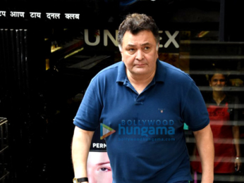 Rishi Kapoor snapped in Bandra