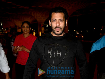 Salman Khan and Katrina Kaif snapped on their way to Austria for the first schedule of their upcoming film Tiger Zinda Hai