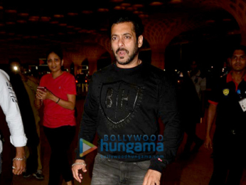 Salman Khan and Katrina Kaif snapped on their way to Austria for the first schedule of their upcoming film Tiger Zinda Hai