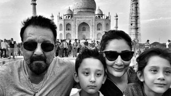 Check out: Sanjay Dutt poses for a family portrait in front of the Taj Mahal