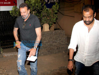 Sanjay Dutt & Madhu Mantena snapped in Bandra