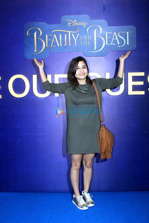 screening of beauty and the beast hosted by dangal girls 5