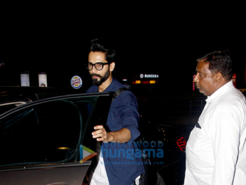 Shahid Kapoor snapped on his way to Delhi to attend the India Today Conclave