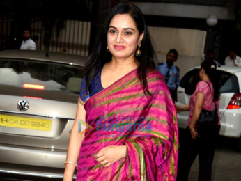 Shraddha Kapoor and family at the inauguration of Pandit Pandharinath Marg in Juhu