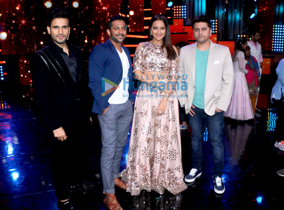 sonakshi sinha promotes noor on the sets of nach baliye 3