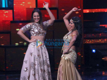 Sonakshi Sinha promotes Noor on the sets of Nach Baliye