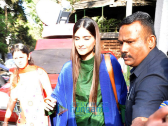 Sonam Kapoor snapped post NDTV shoot