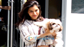 Sophie Choudry snapped at Dessange Salon