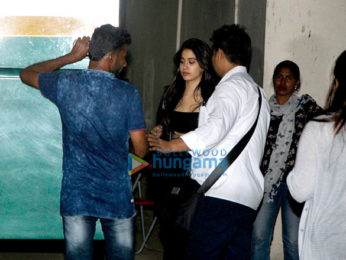 Sridevi and Jhanvi Kapoor snapped at an AD Shoot in Bandra