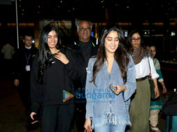Sridevi and family snapped at the airport