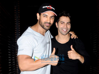Varun Dhawan hosts a success bash of the film 'Badrinath Ki Dulhania'