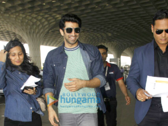 Aditya Roy Kapur, Sunny Leone, Kriti Sanon snapped at the airport