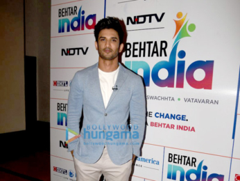 Sushant Singh Rajput launches NDTV's Behtar India campaign