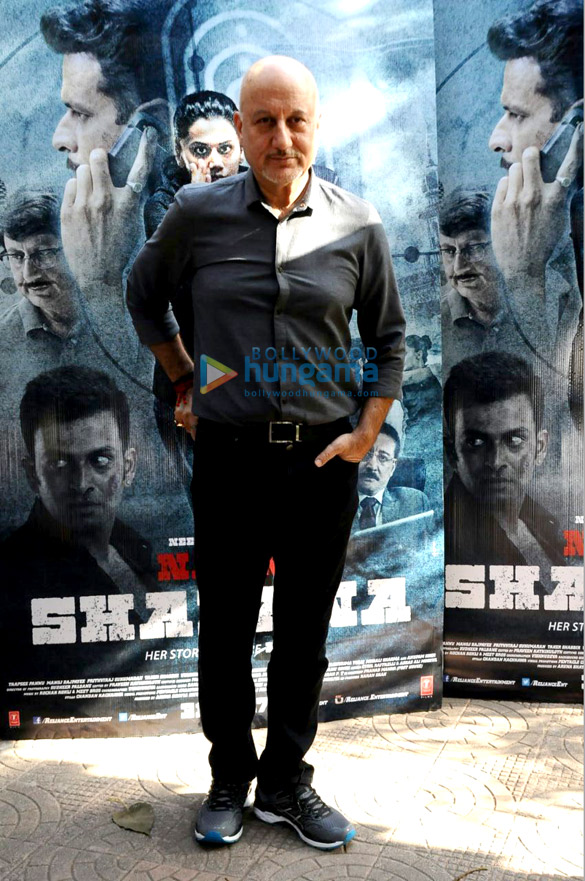 tapsee and anupam kher promote naam shabana 5