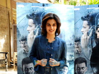 Tapsee Pannu & Anupam Kher promote 'Naam Shabana'