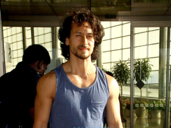 Tiger Shroff snapped at the international airport