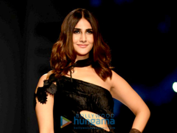 Vaani Kapoor walks for Rina Dhaka at Amazon India Fashion Week