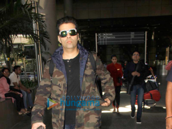 Varun Dhawan, Alia Bhatt, Kangna Ranaut and Karan Johar snapped at the airport