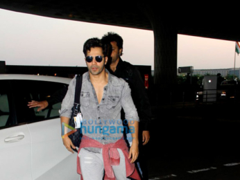 Varun Dhawan, Alia Bhatt and Neha Dhupia snapped at the airport
