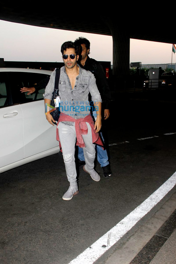 varun dhawan alia bhatt and neha dhupia snapped at the airport 9