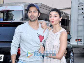 Varun Dhawan & Alia Bhatt at 'Badrinath Ki Dulhania' promotions