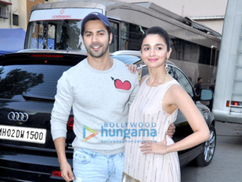 Varun Dhawan & Alia Bhatt at 'Badrinath Ki Dulhania' promotions