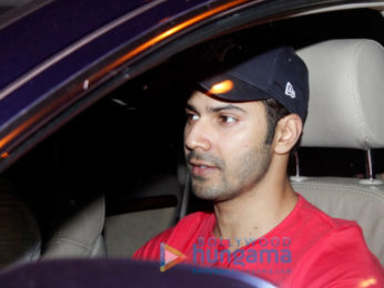 Varun Dhawan & Sidharth Malhotra visit Karan Johar's house to meet his babies