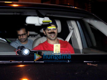 Varun Dhawan & Sidharth Malhotra visit Karan Johar's house to meet his babies