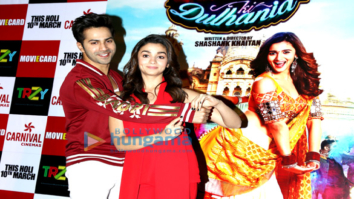 Varun Dhawan & Alia Bhatt promote ‘Badrinath Ki Dulhania’ at Odeon in Delhi