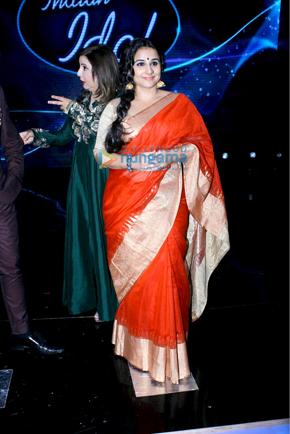 vidya balan promotes begum jaan on indian idol 6