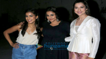 Vidya Balan celebrates Holi while promoting ‘Begum Jaan’