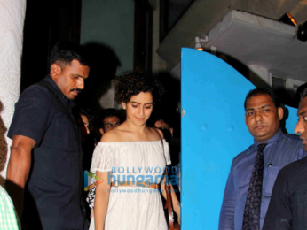 Aamir Khan, Kiran Rao, Fatima Sana Shaikh & Sanya Malhotra snapped post dinner at Olive