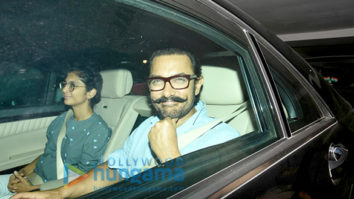 Aamir Khan and Kiran Rao snapped post visiting Karan Johar’s house to see his babies