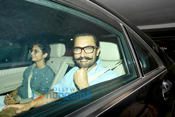 Aamir Khan and Kiran Rao snapped post visiting Karan Johar’s house to see his babies Aamir Khan and Kiran Rao snapped post visiting Karan Johar’s house to see his babies