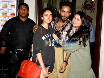 Aditi Rao Hydari snapped post dinner with friends