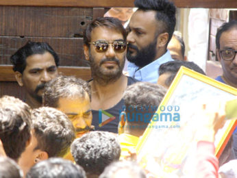 Ajay Devgn meets his fans on his birthday