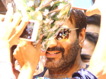 Ajay Devgn meets his fans on his birthday