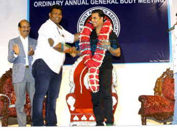 Akshay Kumar launches the insurance scheme for movie stunt men