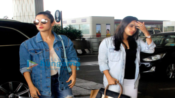 Alia Bhatt and her friend Akansha Ranjan snapped leaving for Dubai