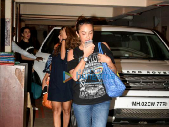 Amrita Arora, Karisma Kapoor & Seema Sachdev Khan snapped post dinner at Kareena Kapoor Khan's house