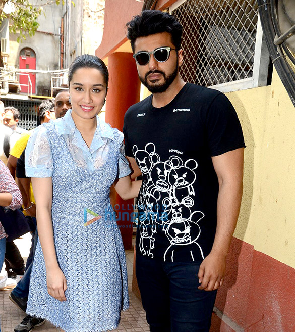 Arjun Kapoor & Shraddha Kapoor snapped at their film Half Girlfriend’s promotions Arjun Kapoor & Shraddha Kapoor snapped at their film Half Girlfriend’s promotions