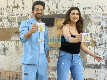 Ayushmann Khuranna and Parineeti Chopra snapped promoting their film ‘Meri Pyaari Bindu’