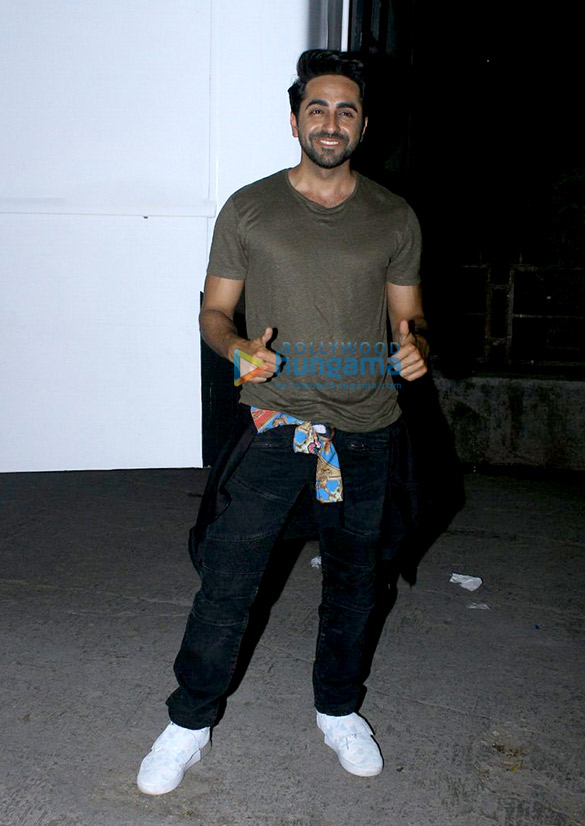 ayushmann and parineeti promote the film meri pyaari bindu 1