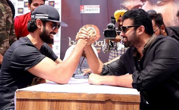 Bahubali vs Bhallala Deva Prabhas and Rana Daggubati