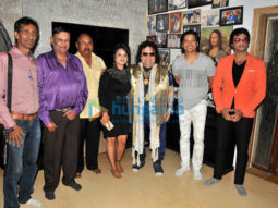 Bappi Lahiri, Shaan and others at the song recording session of the film ‘Do Pal Pyar Ke’