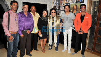 Bappi Lahiri, Shaan and others at the song recording session of the film ‘Do Pal Pyar Ke’