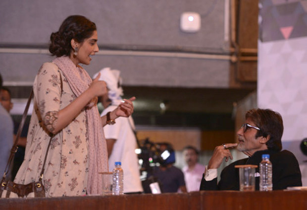 check out amitabh bachchan shoots a short cameo for r balkis padman 2