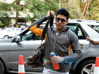 Farhan Akhtar and Amit Gaur snapped at Otters Club for Volleyball match